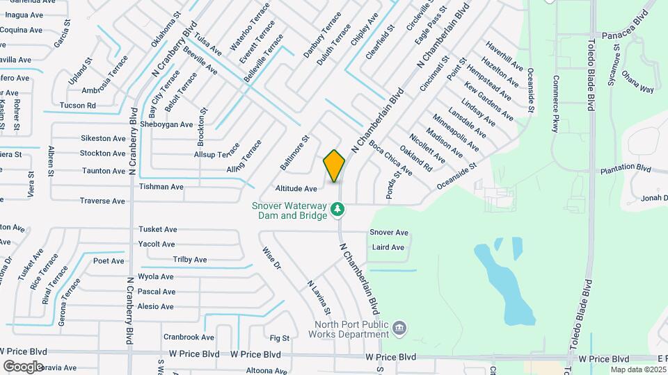 2127 N Chamberlain Blvd Map and Location Details