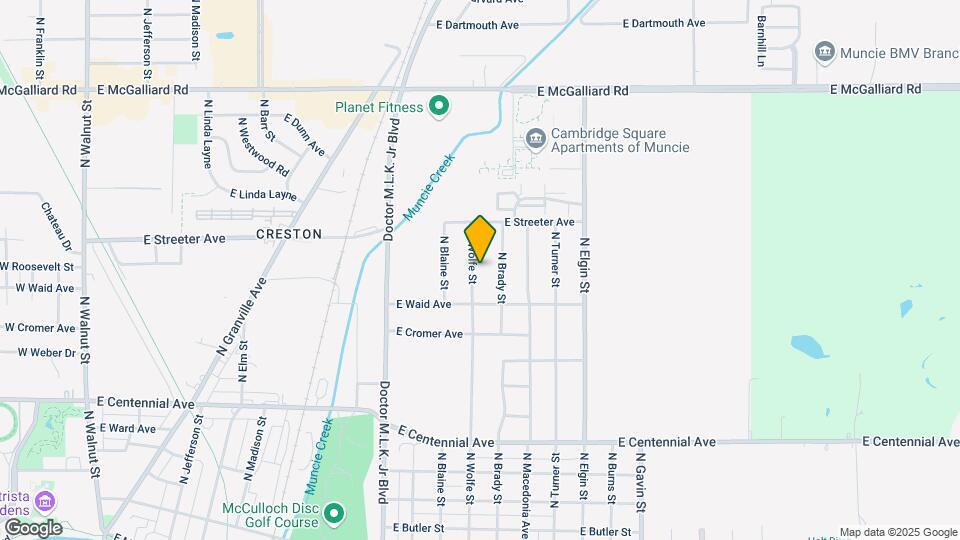 2300 N Wolfe St Map and Location Details