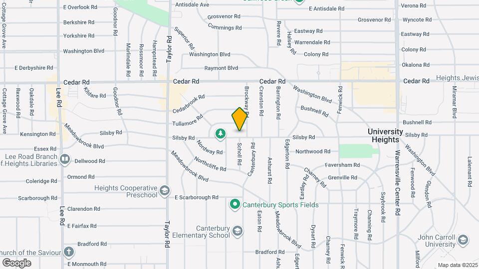 3621 Silsby Rd Map and Location Details