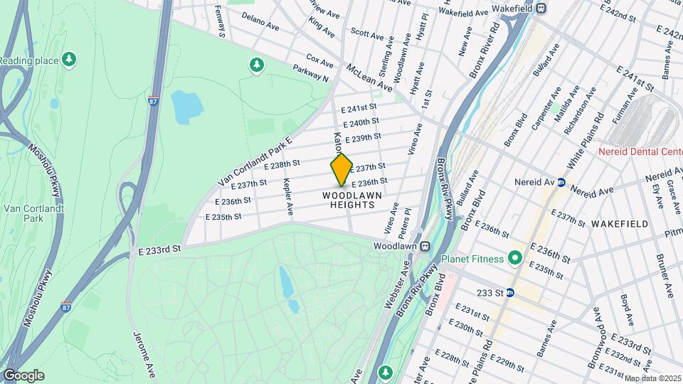 4279 Katonah Ave Map and Location Details