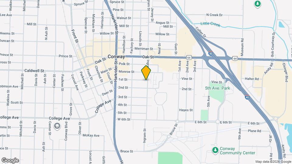 503 1st St Map and Location Details