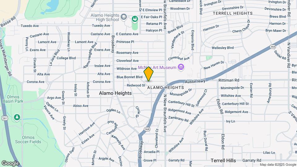 303 Redwood St Map and Location Details