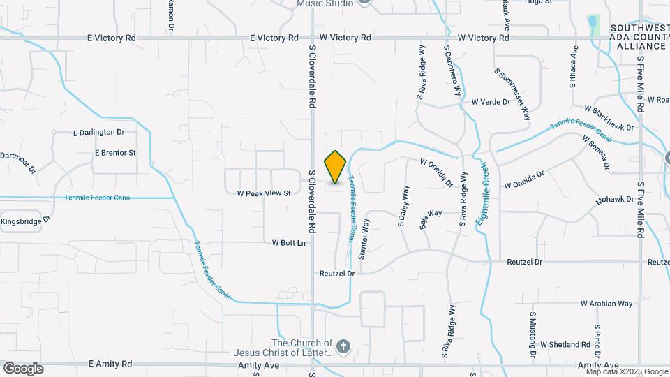 12086 W Peak View Ct Map and Location Details