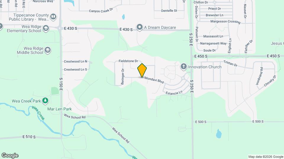 Absolute STUNNER on Lafayette's Desirable South Side Map and Location Details