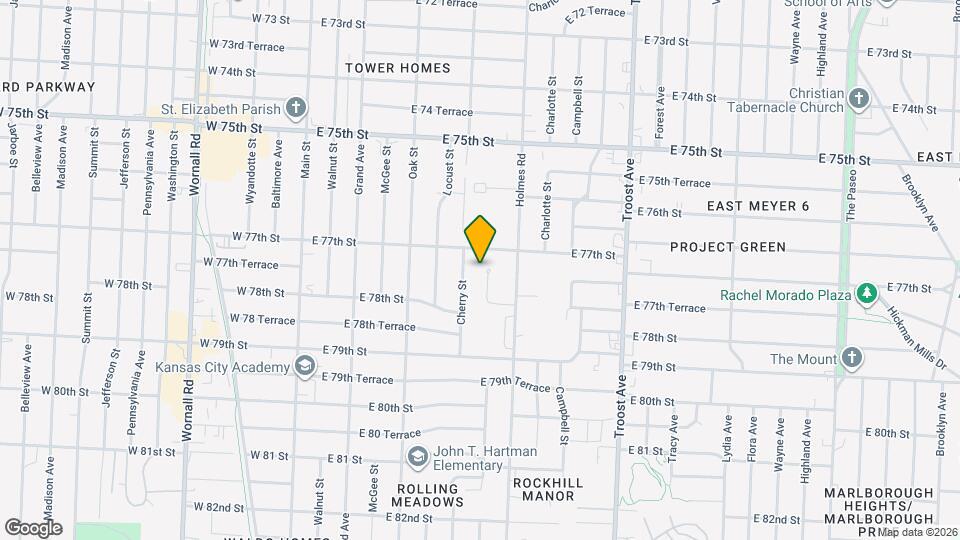 7718 Kenwood Ave Map and Location Details