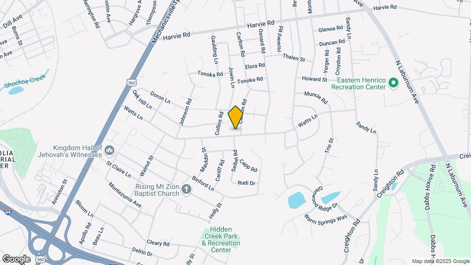 2208 Watts Ln Map and Location Details