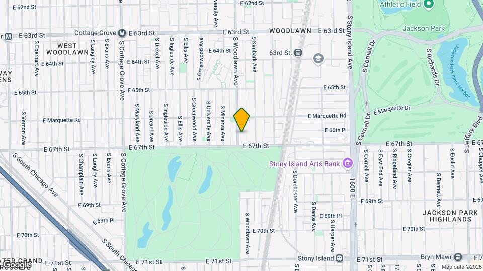 6337-6339 S Woodlawn Ave Map and Location Details