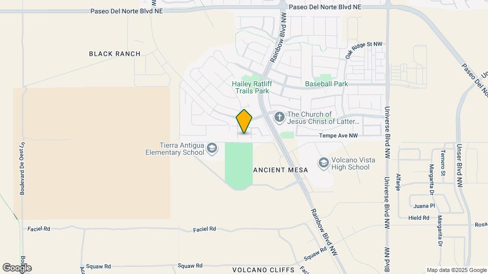 7312 Valle Cantero Ln NW Map and Location Details