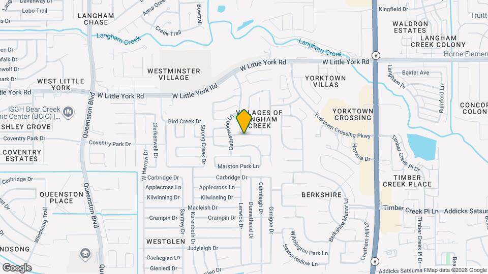 16719 Bishop Knoll Ln Mapa y Detalles de la Ubicación