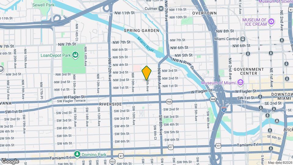 128 NW 9th Ave Map and Location Details