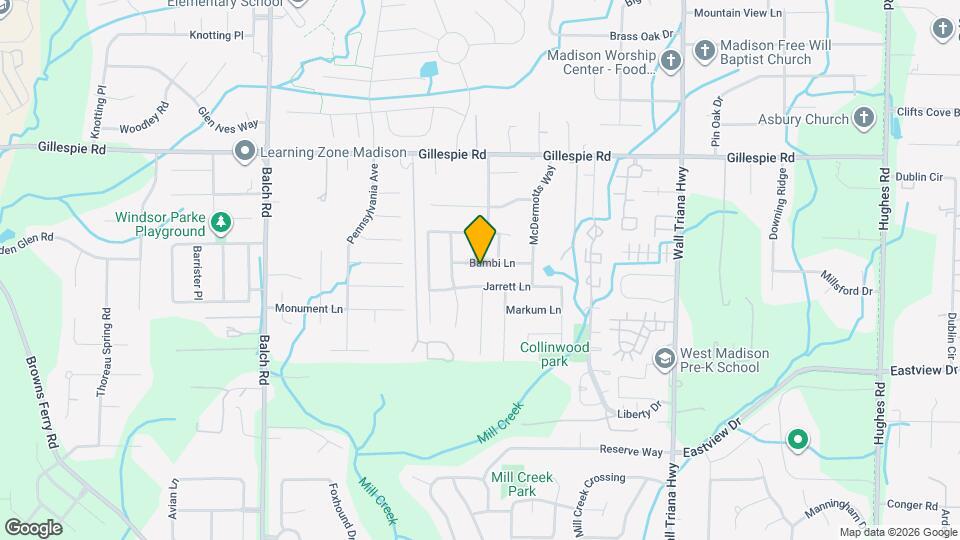 117 Bambi Ln Map and Location Details