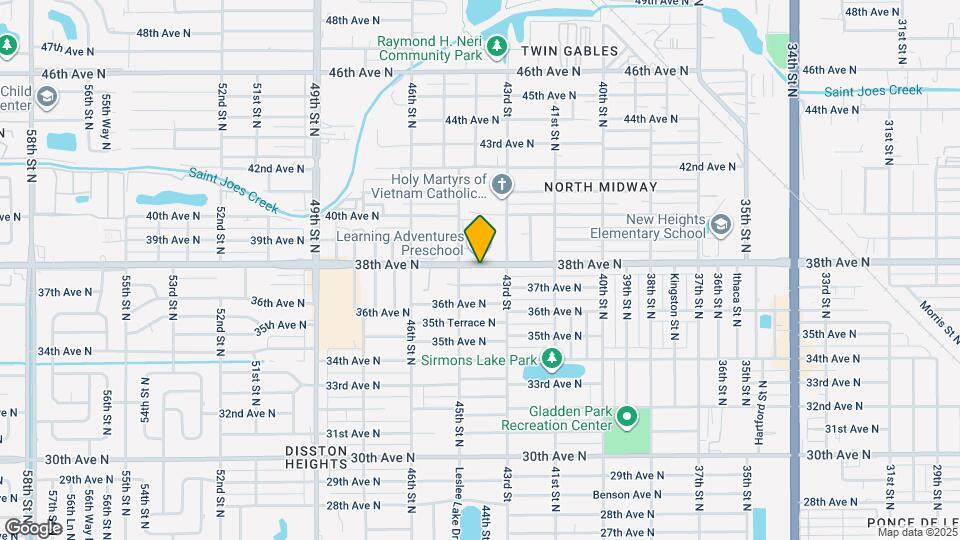 4400 38th Ave N Map and Location Details