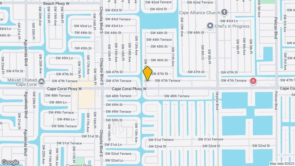 1156 SW 47th Terrace Map and Location Details