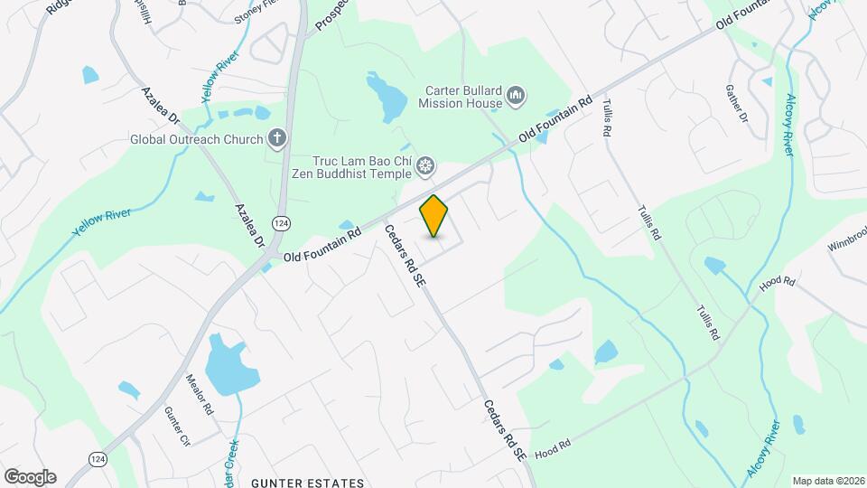 1216 Mistwater Trace NE Map and Location Details