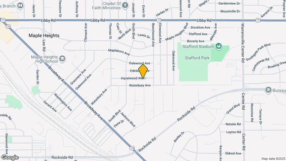 18312 Hazelwood Ave Map and Location Details