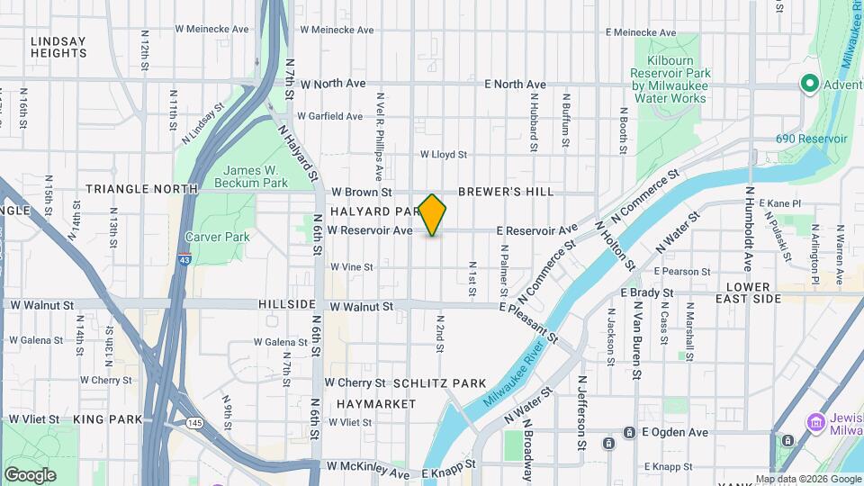 Brewer's Hill Mapa y Detalles de la Ubicación