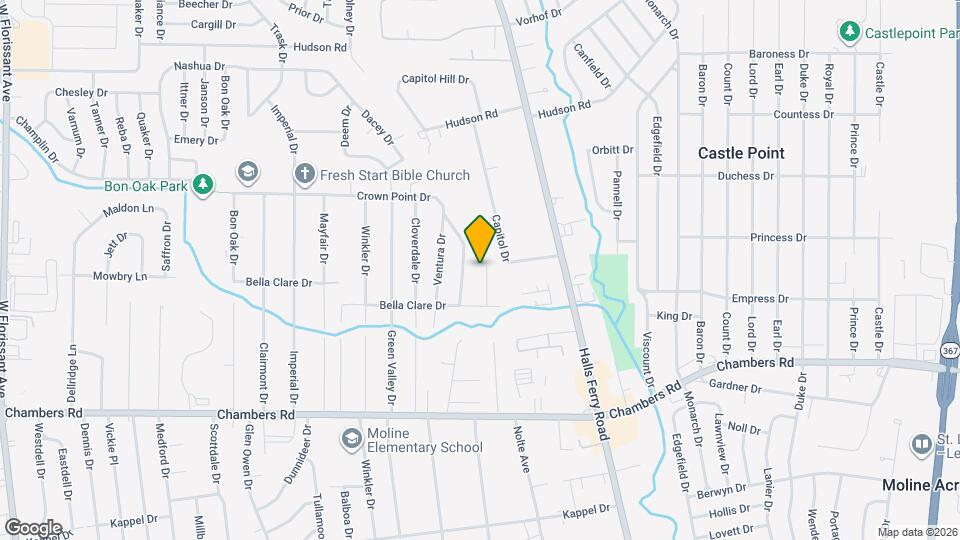 10129 Cavalier Ct Map and Location Details