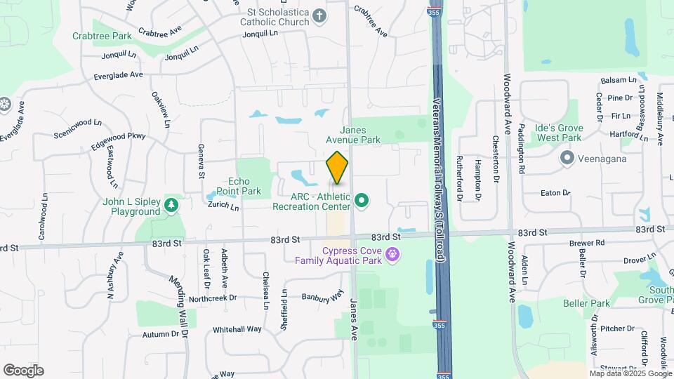 8127 Waterbury Ct Map and Location Details