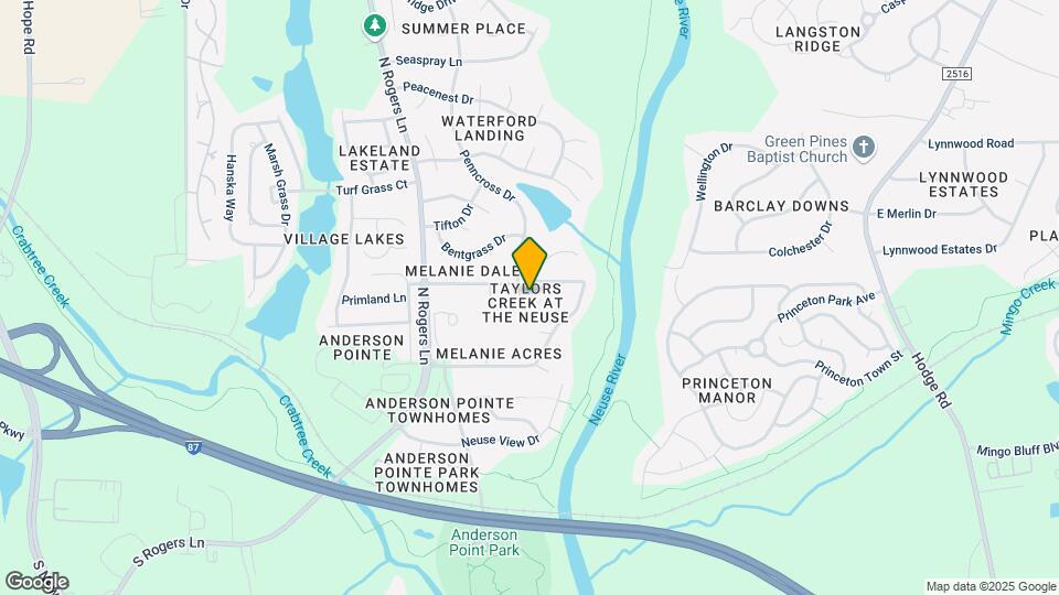 109 Penncross Dr Map and Location Details