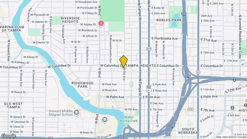 2508 N Ola Ave Map and Location Details