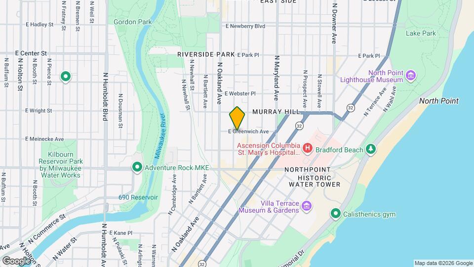 2446 N Cramer St, Unit A Mapa y Detalles de la Ubicación