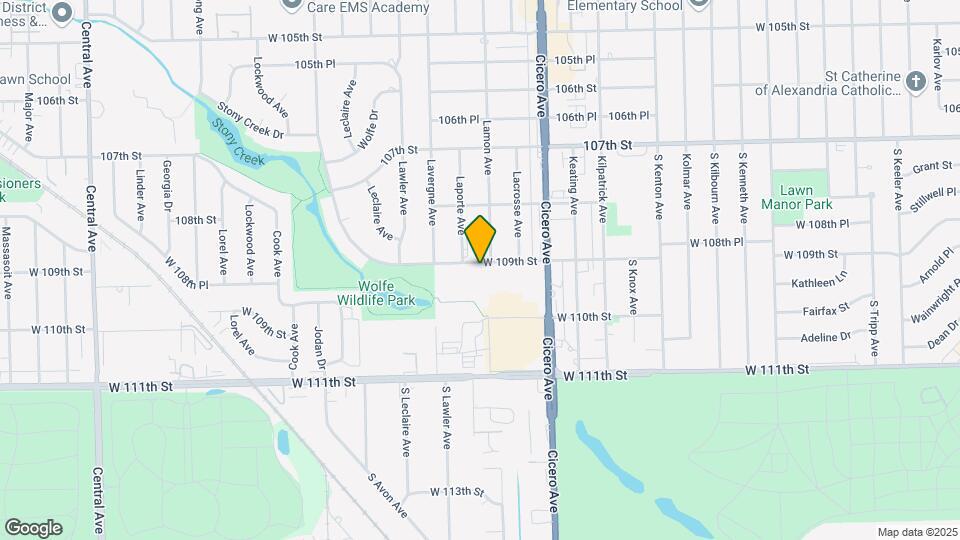 4921 W 109th St Mapa y Detalles de la Ubicación
