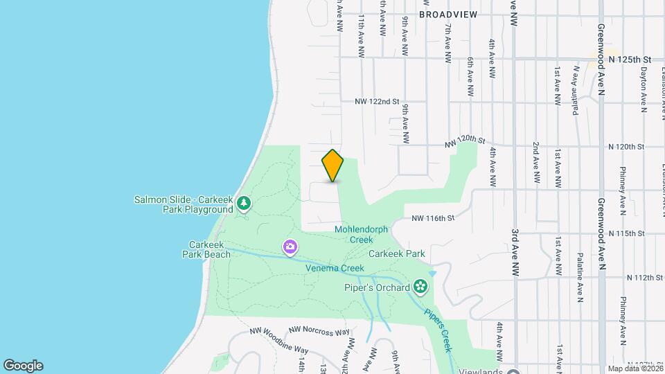 11721 12th Ave NW Map and Location Details