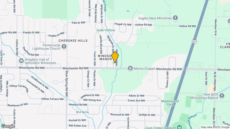 6002 Belgrade Dr NW Map and Location Details