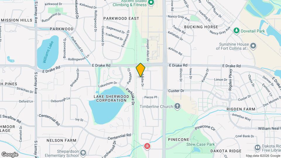 2701 Adobe Dr Map and Location Details