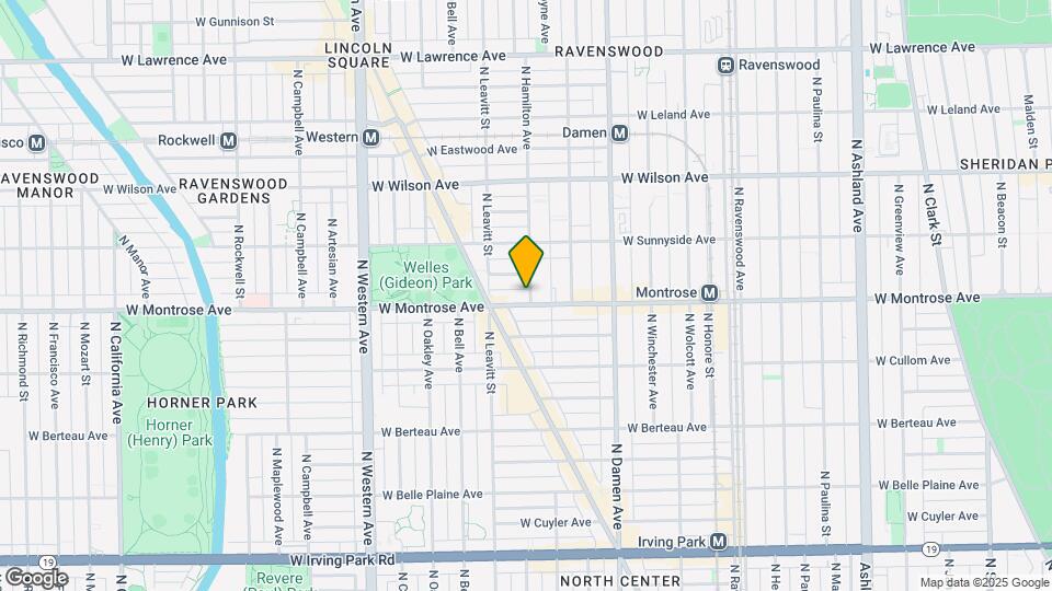 4400 N Hamilton Ave Map and Location Details