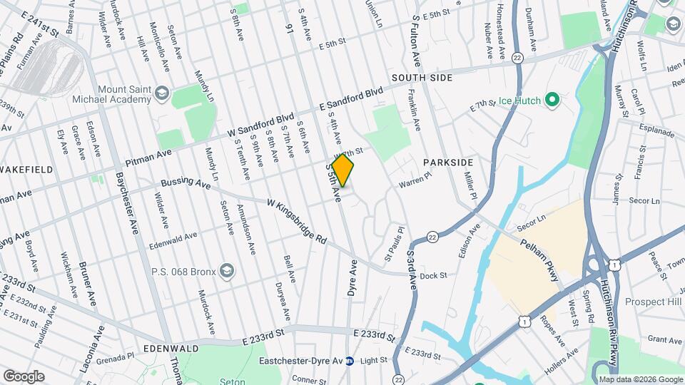 641 S 5th Ave Map and Location Details