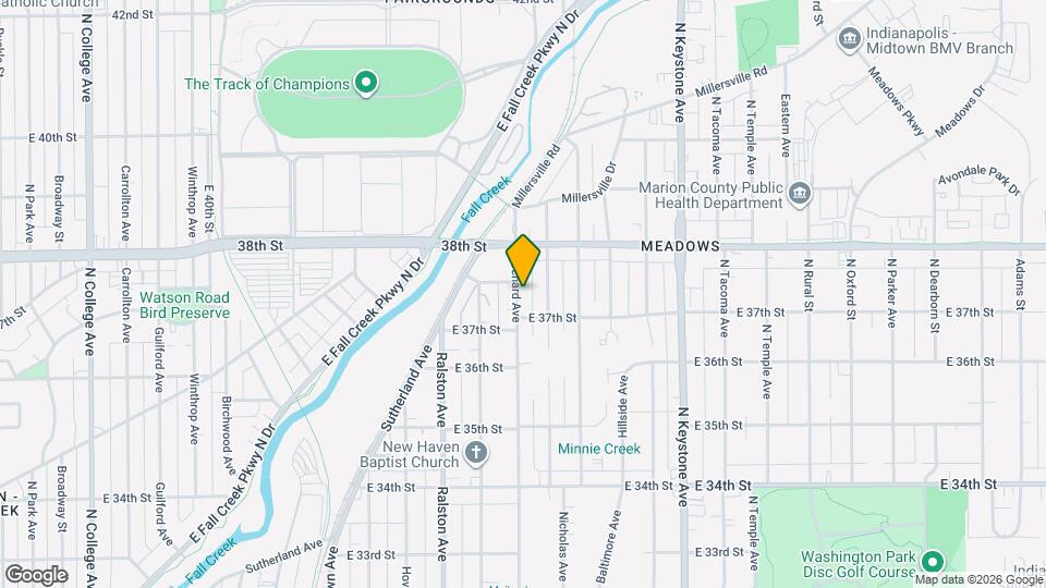 3723 Orchard Ave Map and Location Details