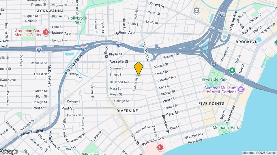 739 Acosta St Map and Location Details