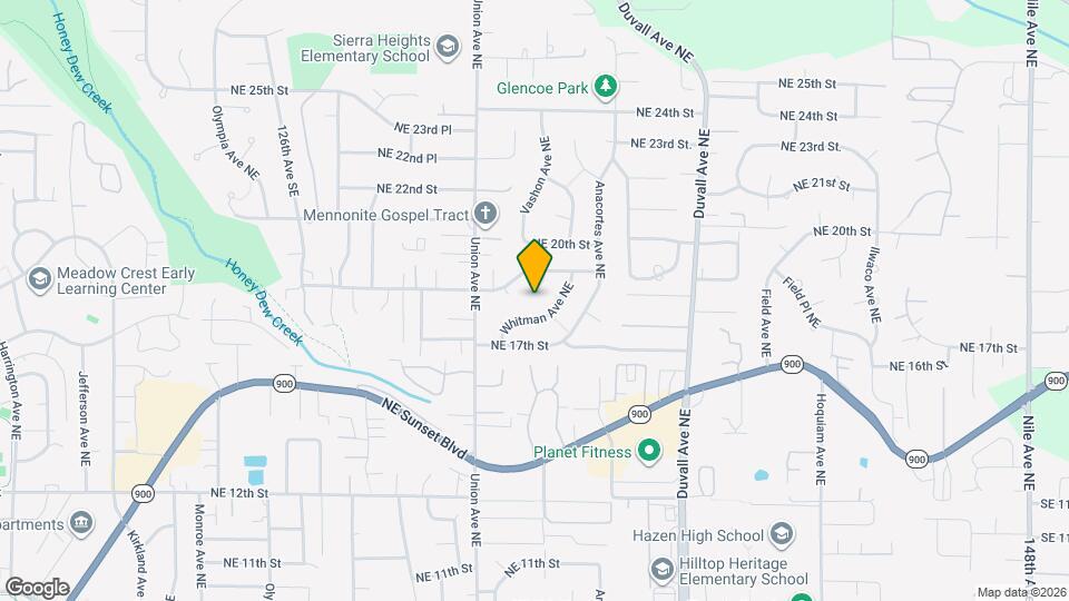 1814 Whitman Ct NE Map and Location Details