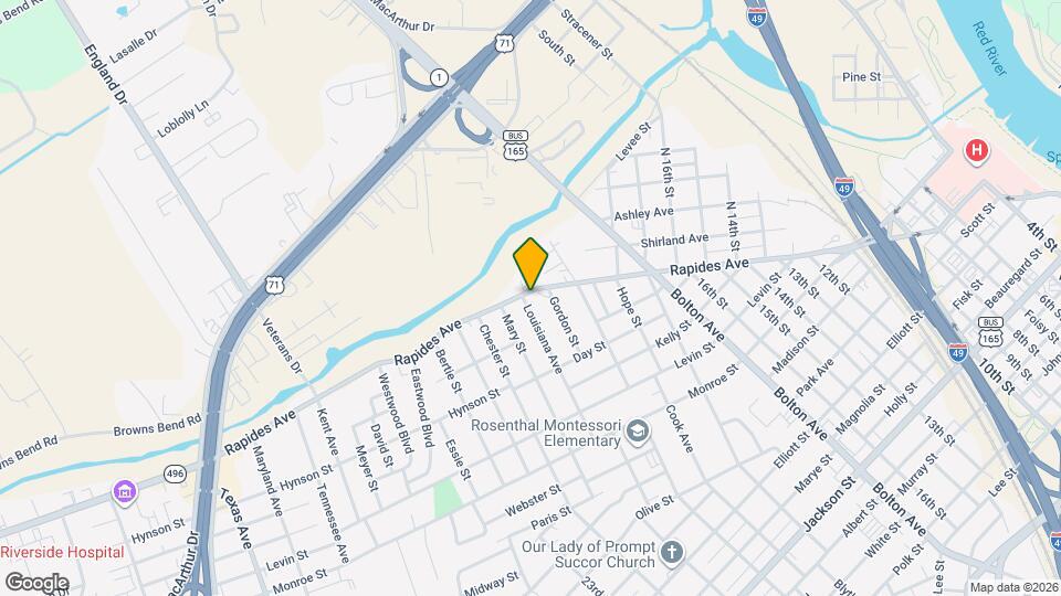 2043 Rapides Ave Map and Location Details