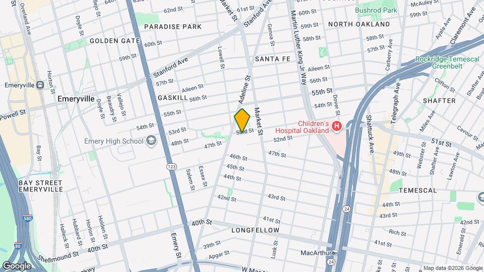 943 53rd St Map and Location Details