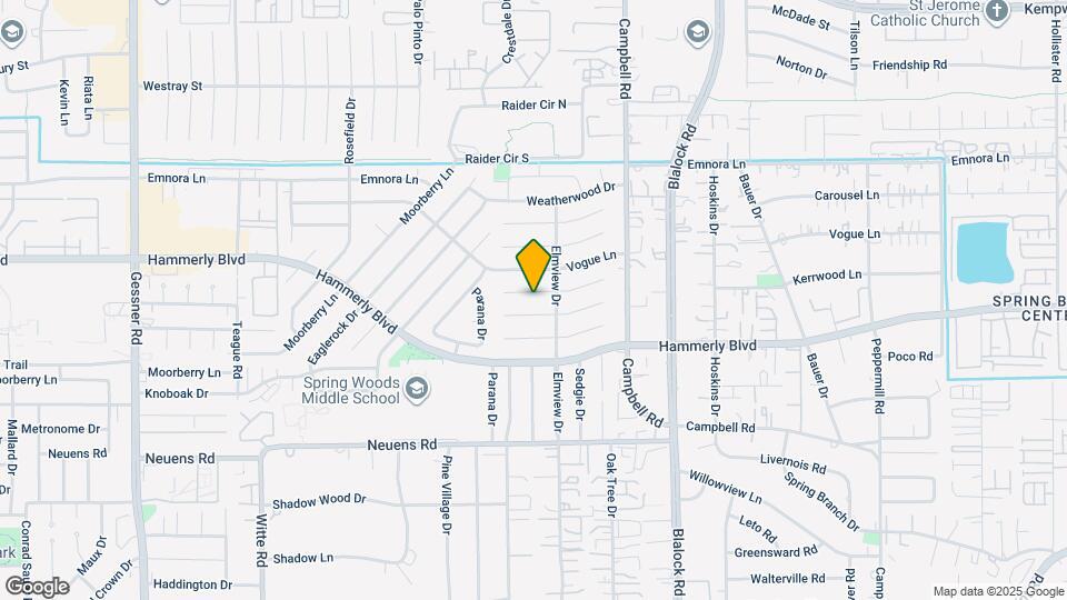 9615 Vilven Ln Map and Location Details