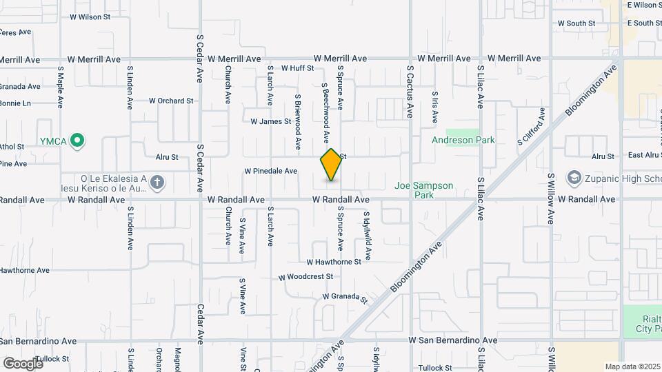 873 S Beechwood Ave Map and Location Details
