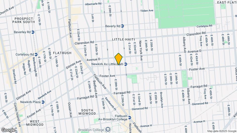 2814 Newkirk Ave Map and Location Details