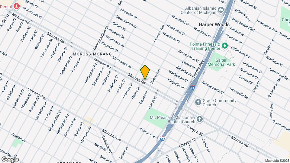 20319 Moross Rd, Unit Upper Flat Map and Location Details