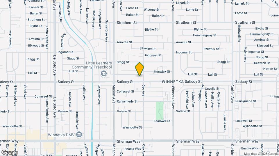 20317 Saticoy St Apartments Map and Location Details
