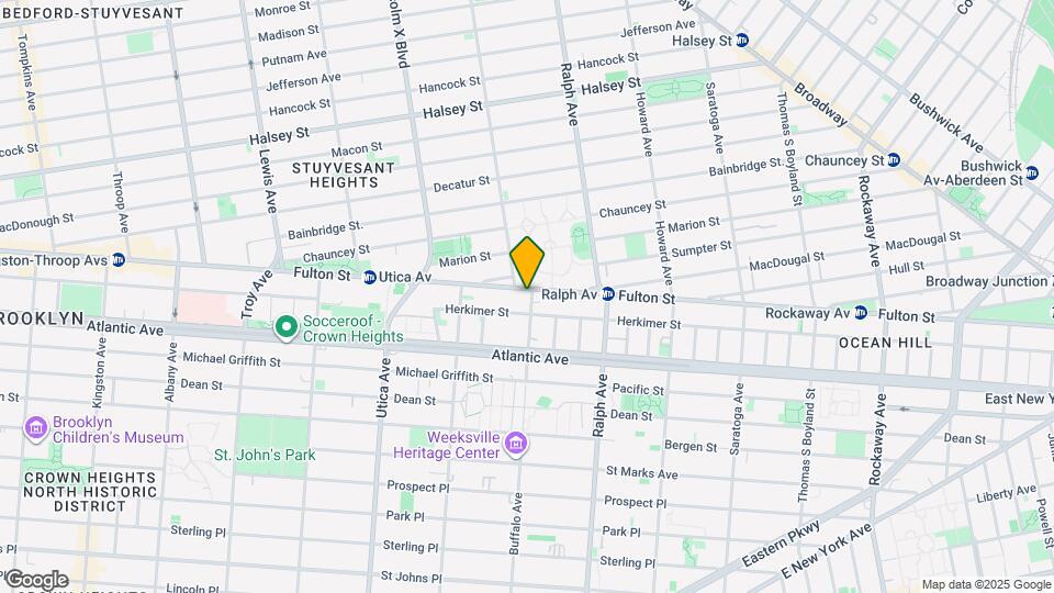 1872 Fulton St Mapa y Detalles de la Ubicación