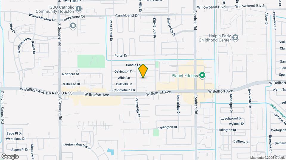 7838 Duffield Ln Map and Location Details