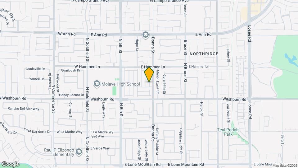 5309 Las Cruces Heights St Map and Location Details