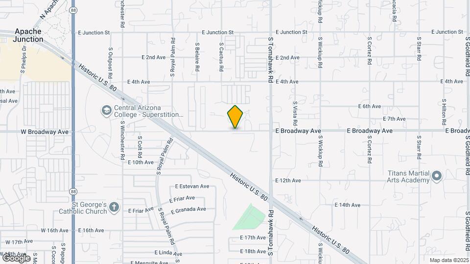 1297 E Broadway Ave Map and Location Details