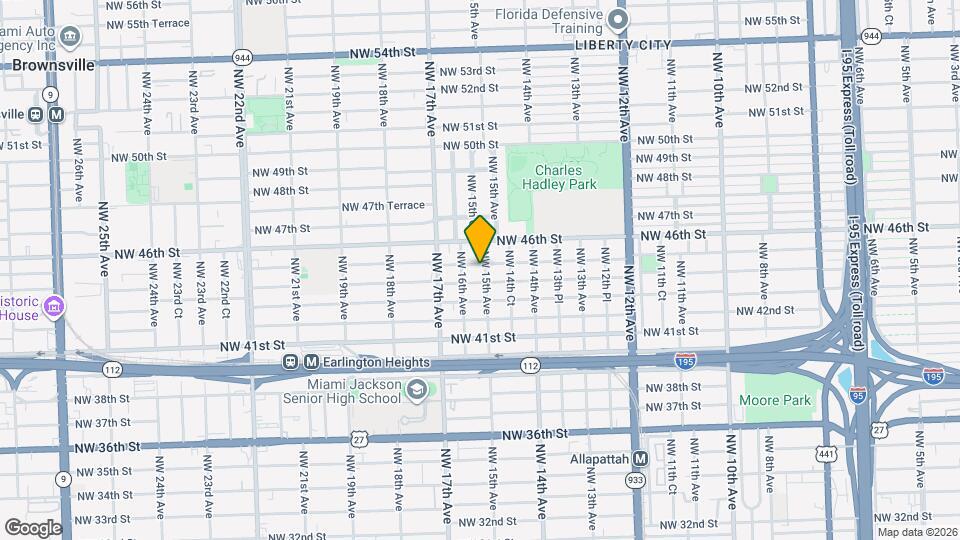 1500 NW 45th St Map and Location Details