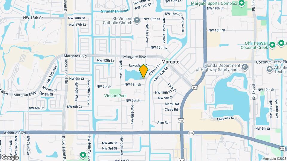 1181 W River Dr Map and Location Details