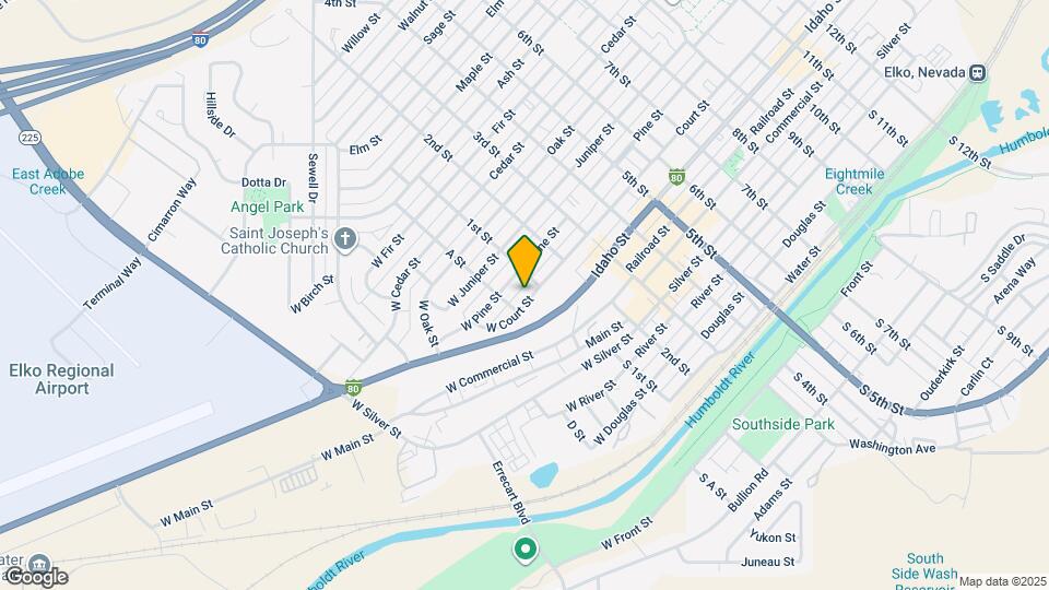 140 W Court St Map and Location Details