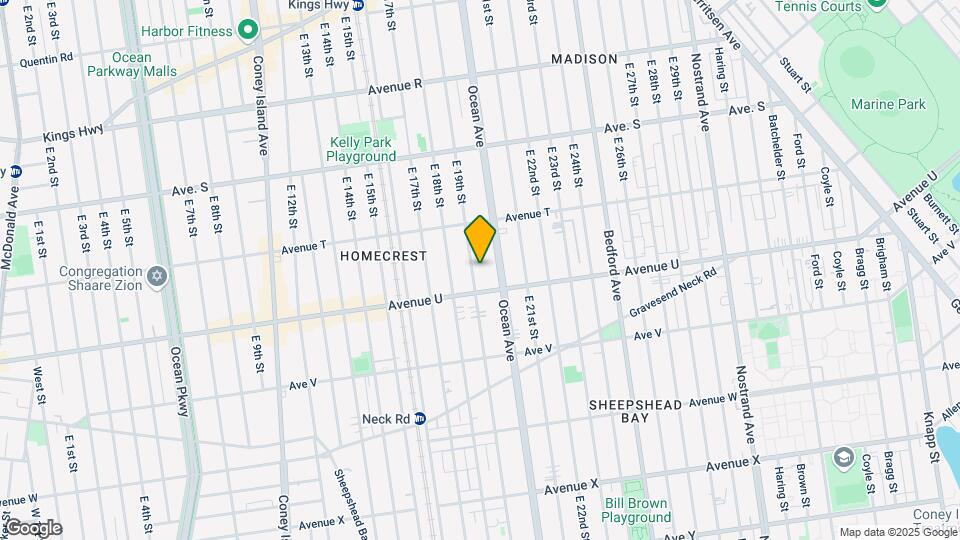 2065 E 19th St, Unit 3 Map and Location Details