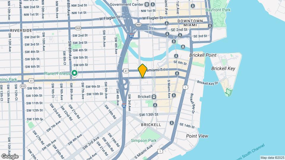 190 SW 8th St Map and Location Details